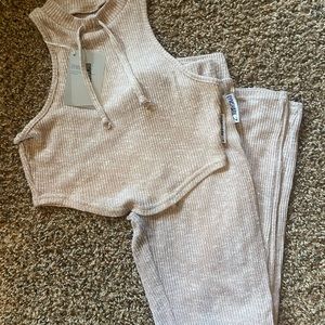 Gymshark Slounge Set in Tan